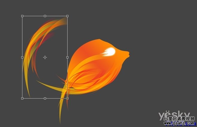 photoshop绘制漂亮的火焰热带鱼