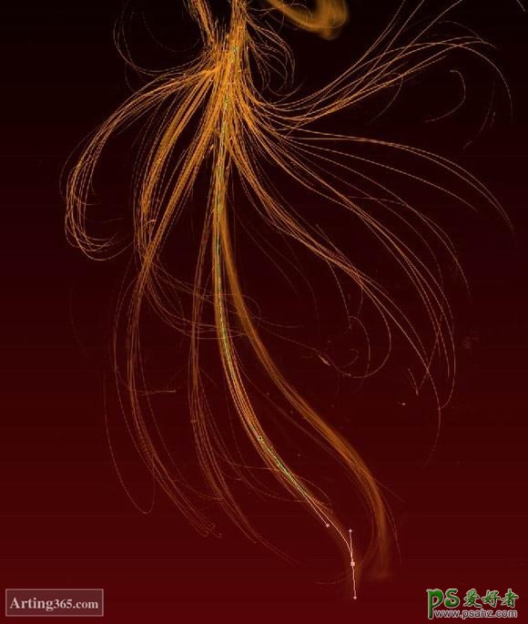 PS鼠绘教程：制作美丽的火凤凰，火凤凰失量图素材