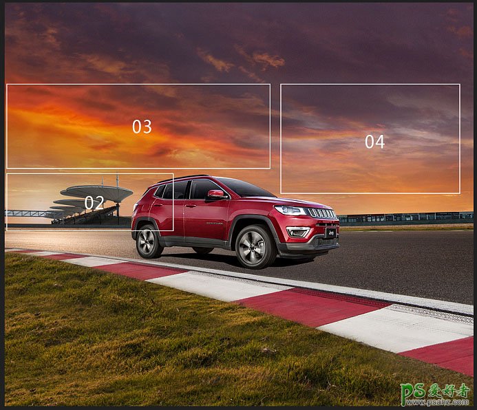 Photoshop设计非常大气的汽车宣传海报，高大上的汽车视觉海报