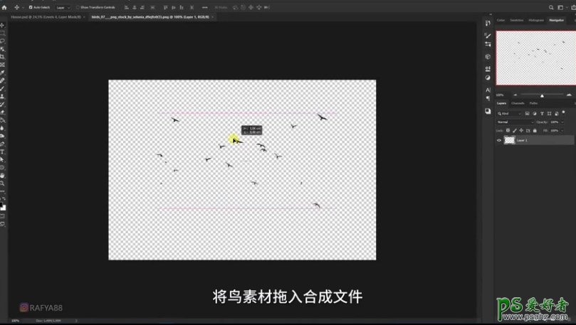 PS神秘人物场景合成：创意合成恐怖月光下神秘小女孩儿奔跑的场景