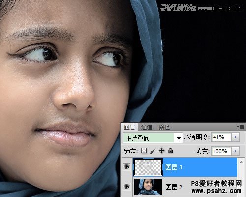 Photoshop CS5给偏暗的人像照片美白提亮教程实例