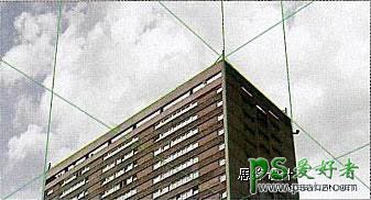 PS照片特效教程：把楼房照片制作成拆开的方块积木效果