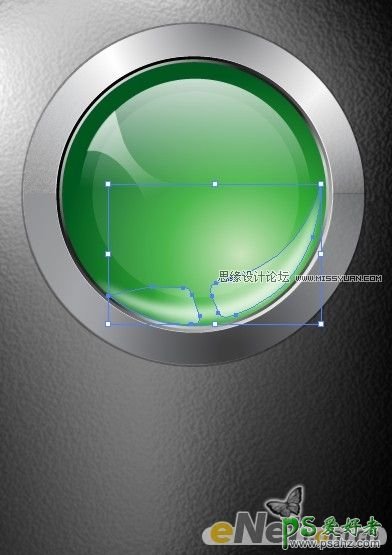 Illustrator CS4标志图标制作教程：设计绿色透明质感立体标志