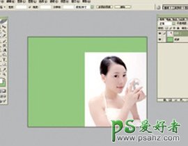 photoshop给时尚MM加上漂亮的头饰和彩妆效果