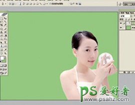 photoshop给时尚MM加上漂亮的头饰和彩妆效果