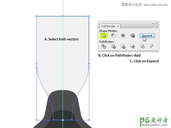 Illustrator按扭绘制教程：手工制作一个高科技电源按钮失量图素