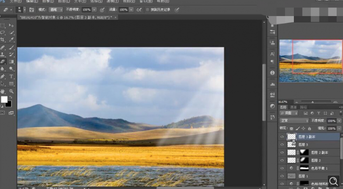 学习用photoshop软件给废片进行修复操作，提升画面质感和锐度。