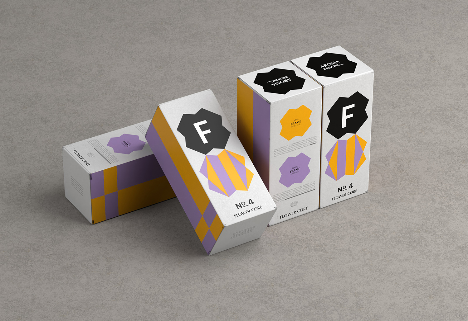 香水包装盒设计 F-core香水产品包装设计欣赏