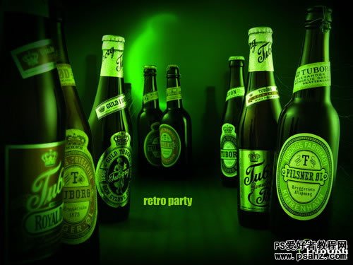 PS作品欣赏：Heineken喜力啤酒创意广告设计作品