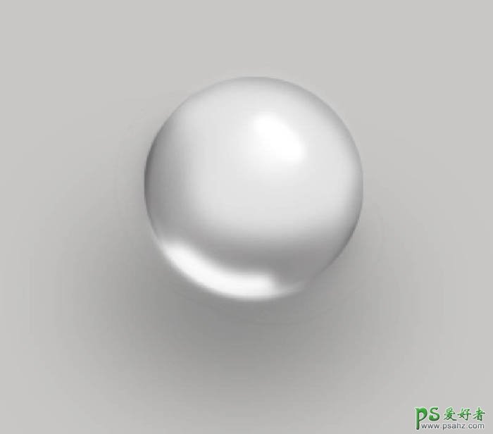 Photoshop制作一颗仿临摹效果的珠子，漂亮的透明珠子