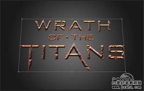 PS设计诸神之怒（Wrath of the Titans）》电影海报文字特效