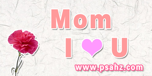 PS母亲节签名图片设计教程：利用康乃馨素材打造母亲节专题签名