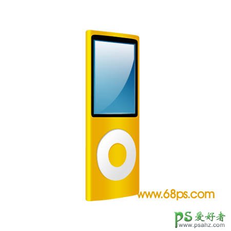 PS设计一款漂亮的时尚的ipod手机图标，ipod图标