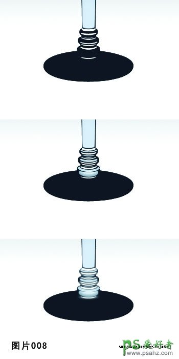 PS鼠绘教程：绘制大气透明的玻璃酒杯，玻璃高脚杯