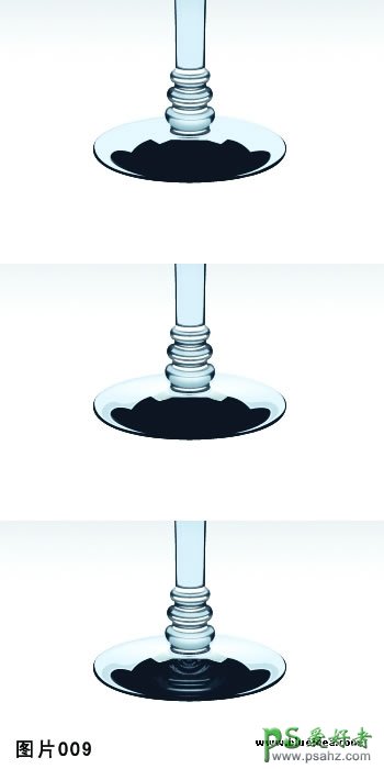 PS鼠绘教程：绘制大气透明的玻璃酒杯，玻璃高脚杯