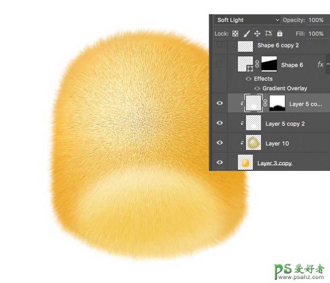 Photoshop鼠绘可爱的小黄鸡失量图素材，萌萌的小鸡图片。