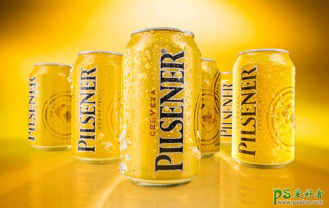 Pilsener啤酒产品创意平面广告设计作品，啤酒视觉设计广告欣赏