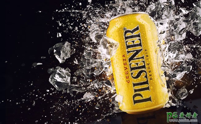 Pilsener啤酒产品创意平面广告设计作品，啤酒视觉设计广告欣赏