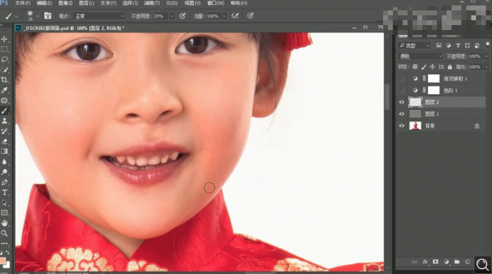 PS创意儿童照制作教程：打造新春贺喜主题风格的儿童摄影照片。