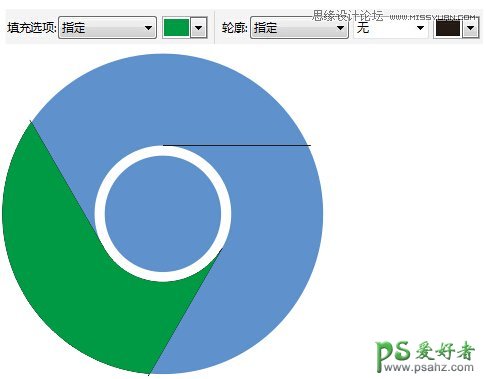 CorelDRAW图标制作教程：设计漂亮质感的谷歌浏览器LOGO图标。