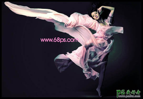 photoshop设计魔幻少女舞者性感艺术照