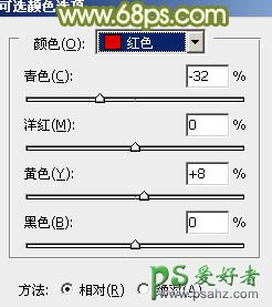 PS调色教程：给野外自拍的少女写真照调出古典淡绿色效果