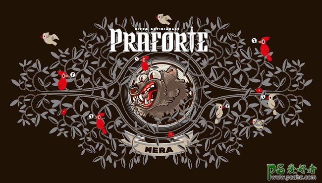 Praforte啤酒系列创意经典的包装设计作品欣赏，创意啤酒包装设计