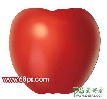 PS实例教程：制作一个可口的红富士苹果素材图片