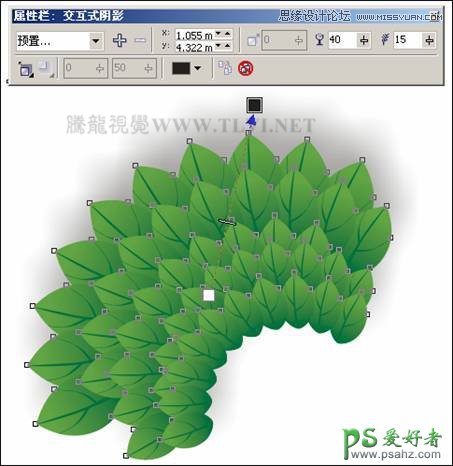 CorelDRAW绘制漂亮的中国古建筑风景图片，古典建筑城楼图片