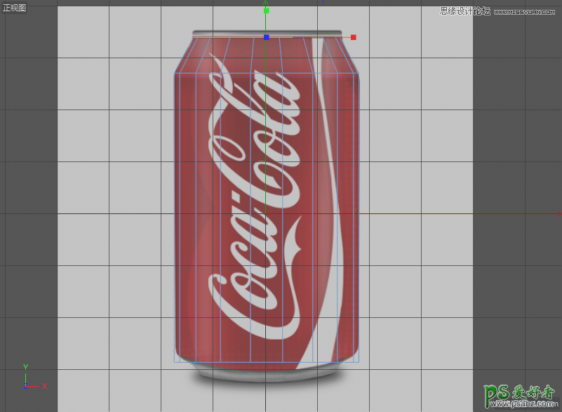 C4d建模教程：学习制作可口可乐模型，逼真的可口可乐易拉罐模型