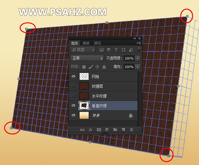 PS相框制作实例教程：制作一款真实感的木纹相框，光影效果非常漂