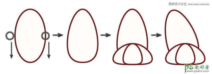 Illustrator手绘可爱的动物插画，动物简笔画素材图绘制教程