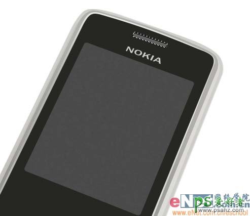 PS鼠绘教程：手绘诺基亚6300直板手机，PS鼠绘手机失量素材教程