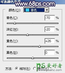 PS后期教程：给水景边的玉足少女艺术图片制作出唯美的冬季飘雪效