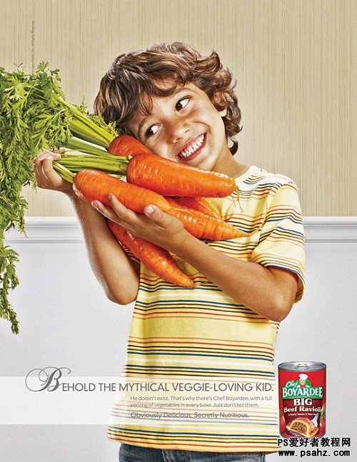 PS作品欣赏：夸张个性的食品广告设计作品欣赏