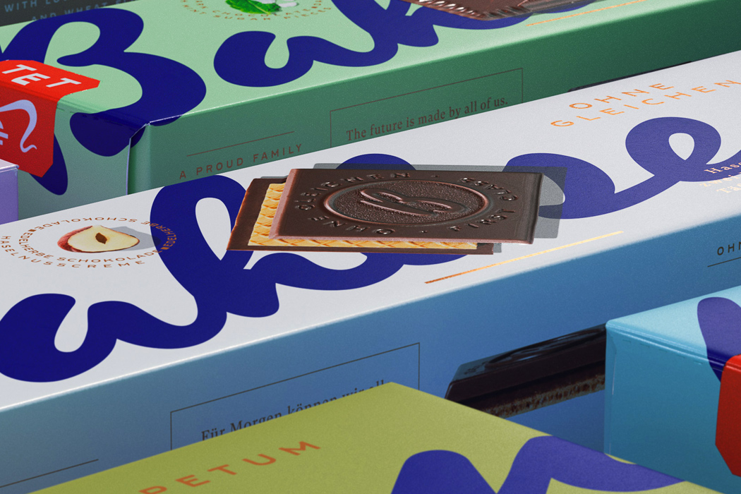 国外精美的饼干包装盒设计作品，Bahlsen饼干包装设计。