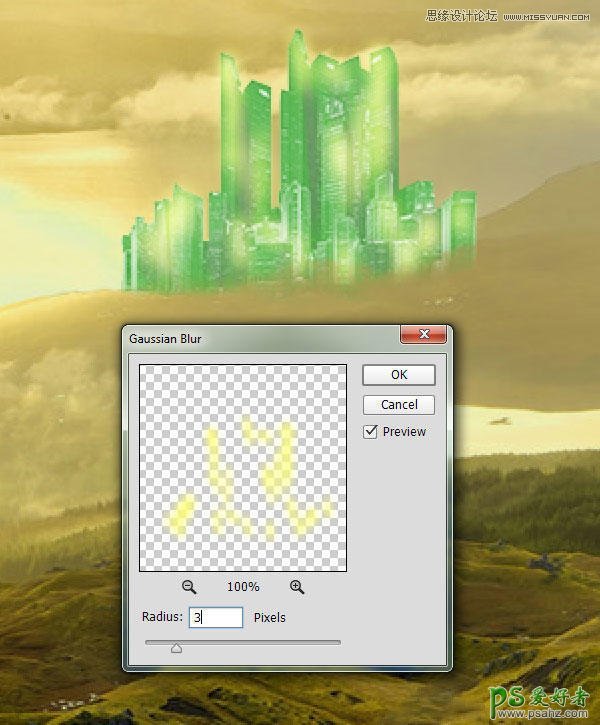 Photoshop设计唯美风格的绿野仙踪电影海报，唯美意境的电影海报