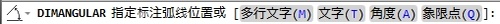 学习AutoCAD2013中文版使用DIMANGULAR命令角度标注图文教程