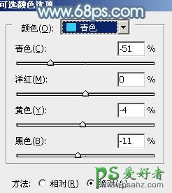 Ps后期调色教程：给性感外拍美女写真照调出柔和色彩