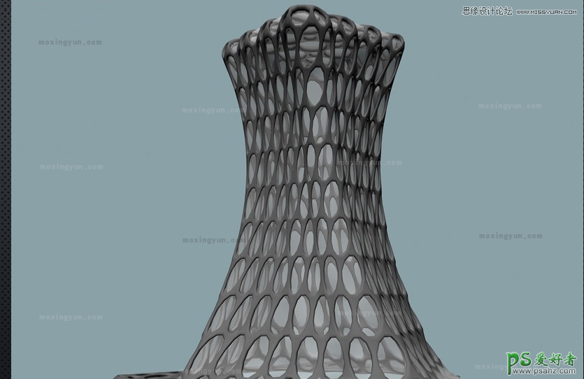3Dmax建筑模型制作：利用网格平滑工具和细分制作异形建筑模型