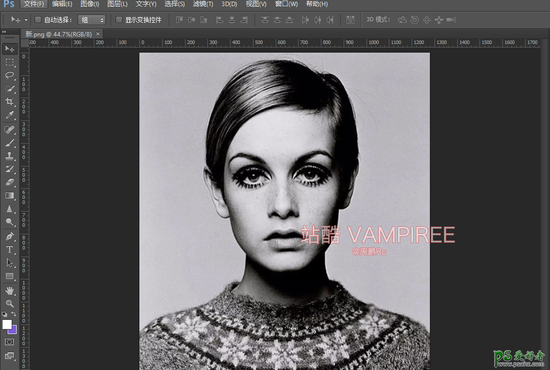 Photoshop给人物肖像照片制作出漂亮的安迪沃霍尔风格