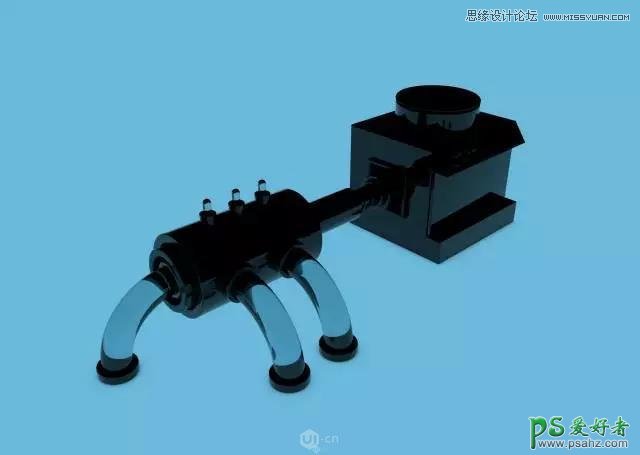 C4D建模教程：制作漂亮的管道组成的模型，立体主题风格管道模型