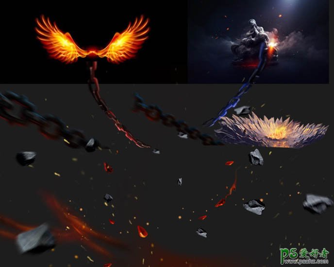 Photoshop设计一款霸气风格的游戏主题海报-提升设计水平主题海报