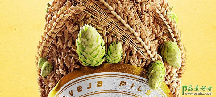 漂亮的啤酒宣传广告设计，CRYSTAL麦芽啤酒创意设计作品