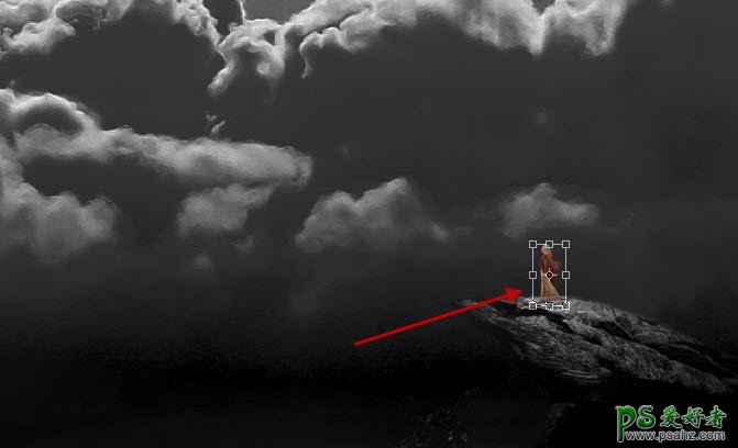 Photoshop合成教程：打造黑暗世界里召唤暴风雨的女巫