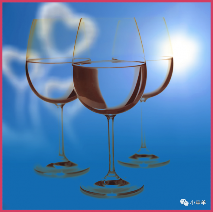 PS抠玻璃教程：学习抠出透明的玻璃酒杯，喝红酒的玻璃高脚杯子。