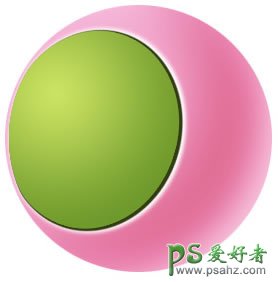 PS按扭制作教程：设计漂亮精致的圆形图标按扭