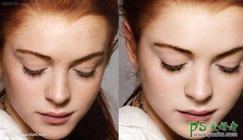 Photoshop超细磨皮实例教程：简单实用的保留毛孔磨皮法
