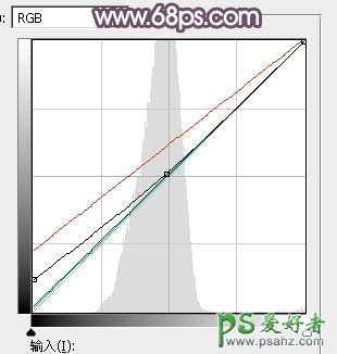 PS美女图片调色教程：给树林中自拍的唯美女生照片调出淡调紫红色