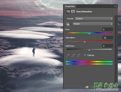 Photoshop特效照片制作实例：设计一张超梦幻的云端特效图片